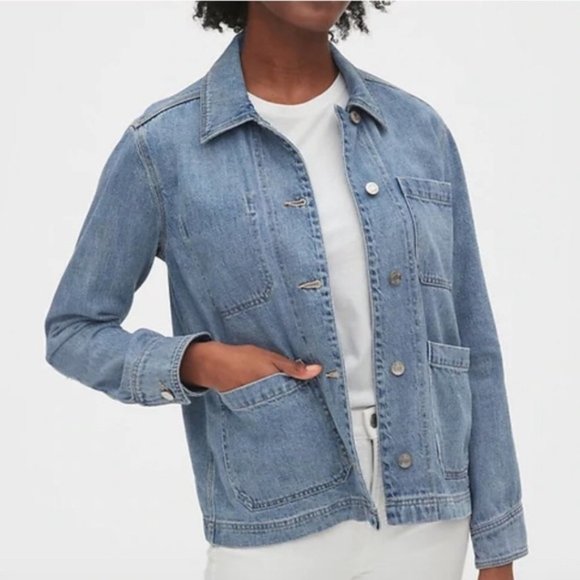 GAP Jackets & Blazers - NWT Gap Denim Chore Jacket, S